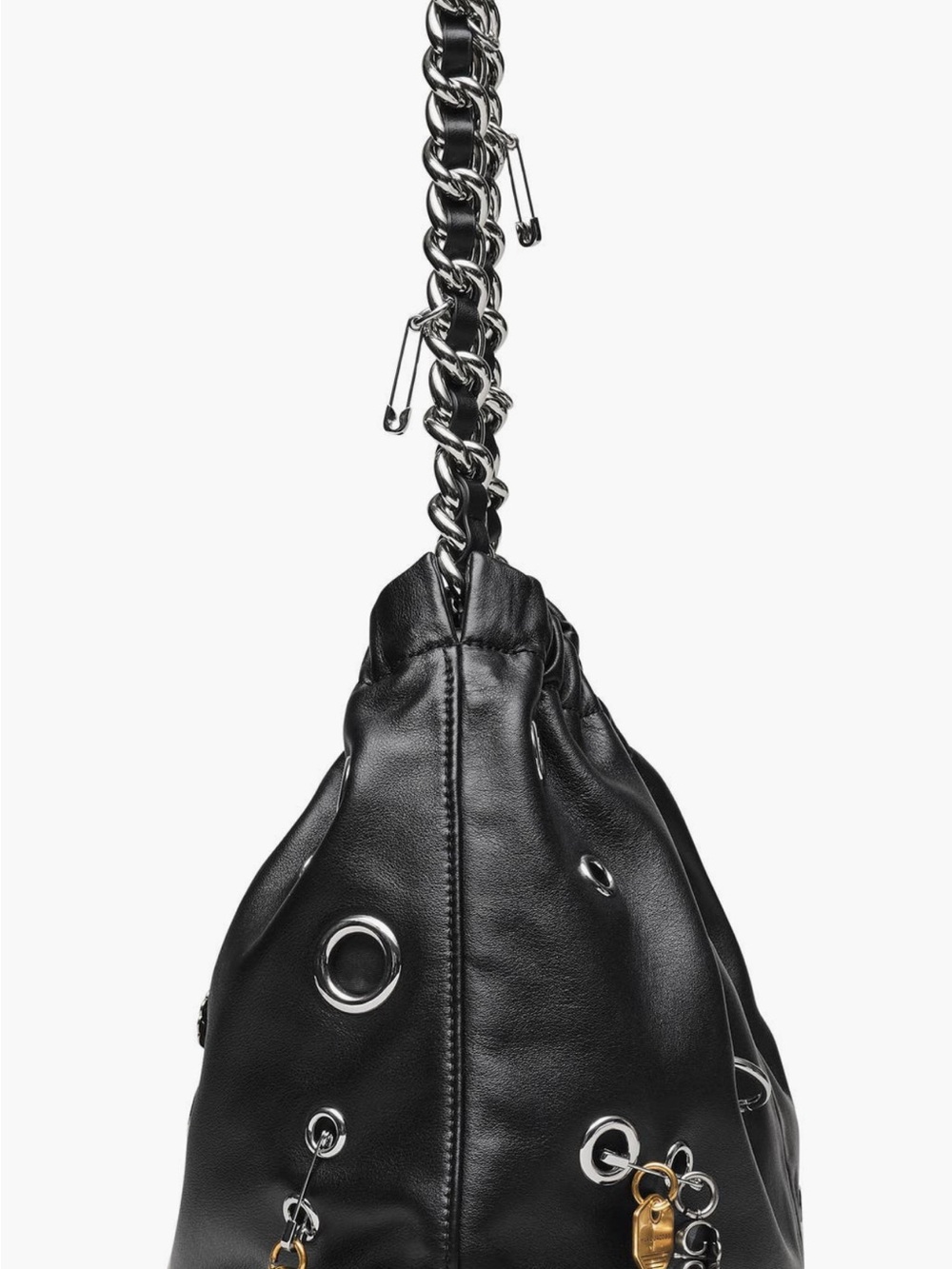 NWT Marc Jacobs The Grommet Charm Cristina Leather Tote - Picture 15 of 15